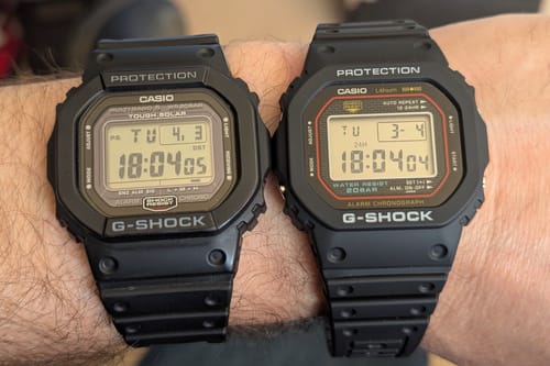 Customer photo review of Casio G-SHOCK Quartz Watch DW5000R-1A