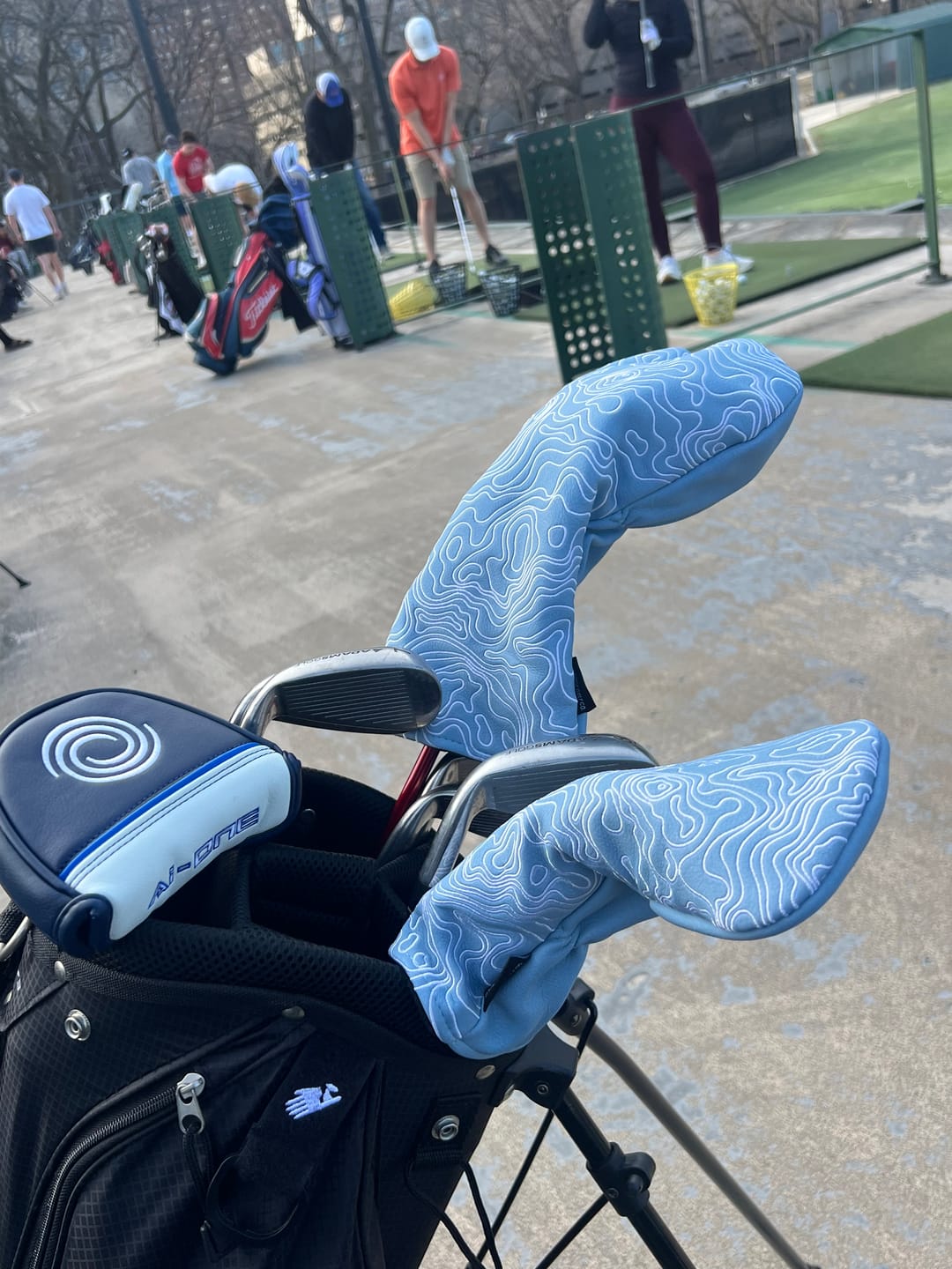 Customer photo review of Topographic Edition - Carolina Blue / Embroidered Pure White
