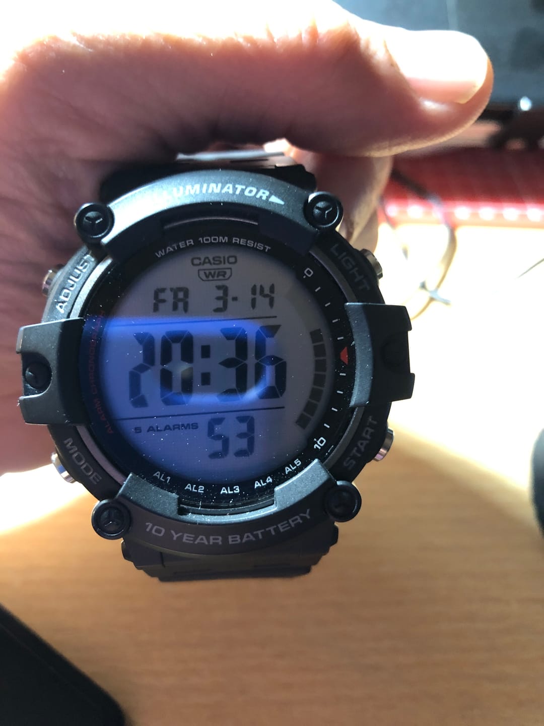 Customer photo review of Reloj Casio Vintage AE-1500WH-1AVDF Negro