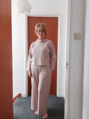 Customer photo review of Wide Ribbed Jersey Fabric