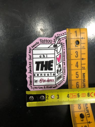 Customer photo review of Sticker Vinile Classico