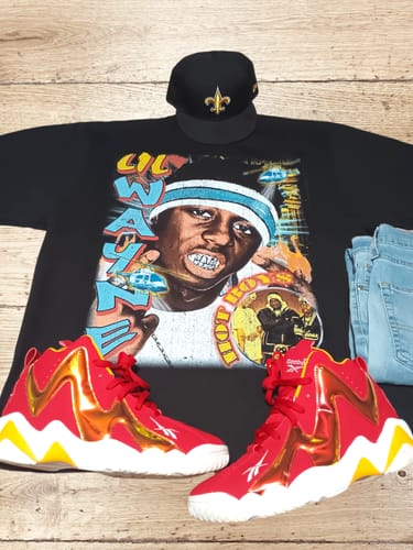 Customer photo review of "Tha Block Is Hot" Lil Wayne T-Shirt