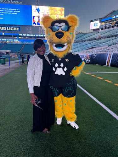 Customer photo review of NW Turtleneck Wide-leg Jumpsuit