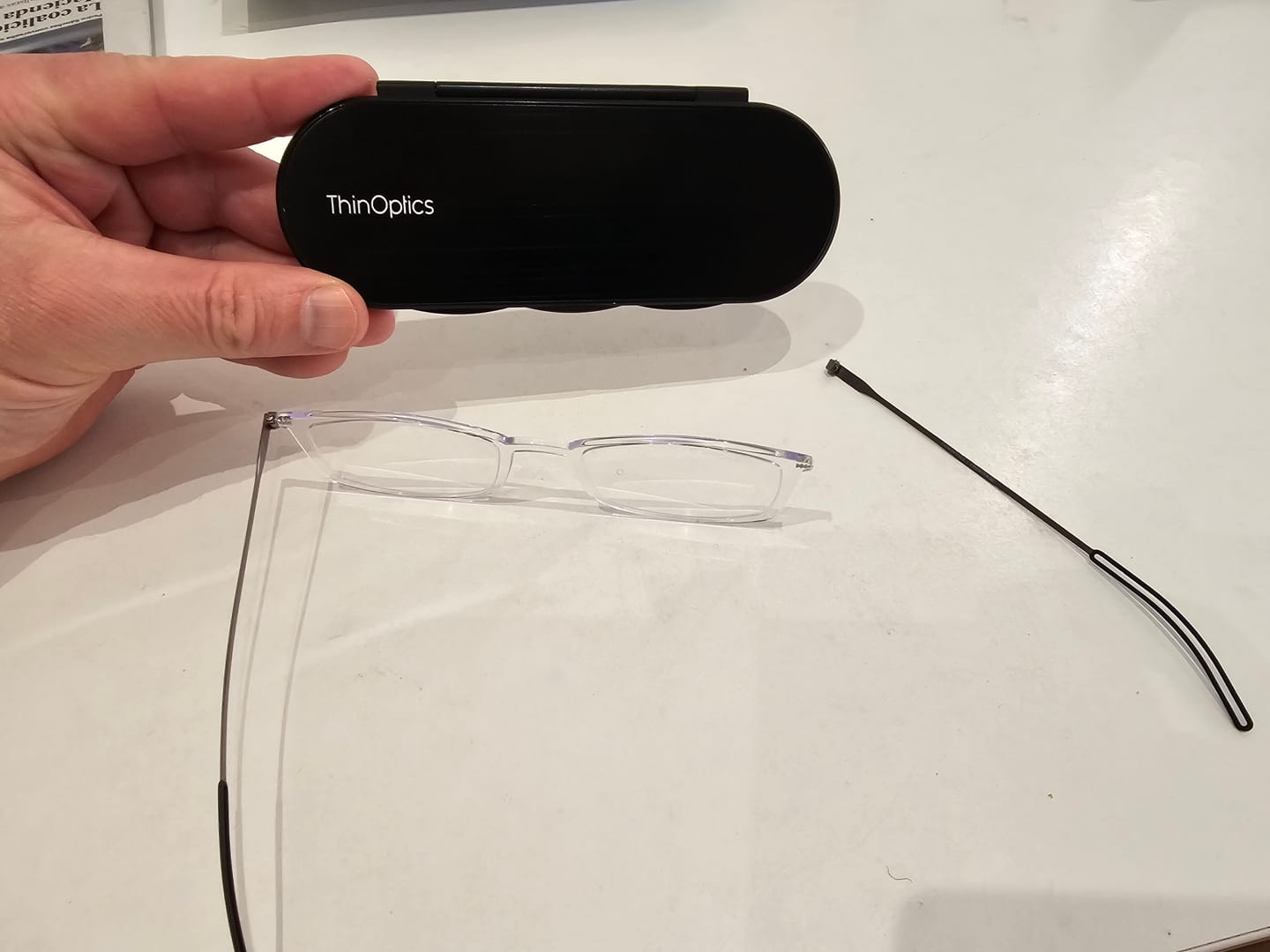 Customer photo review of Brooklyn Full Frame Reading Glasses Only