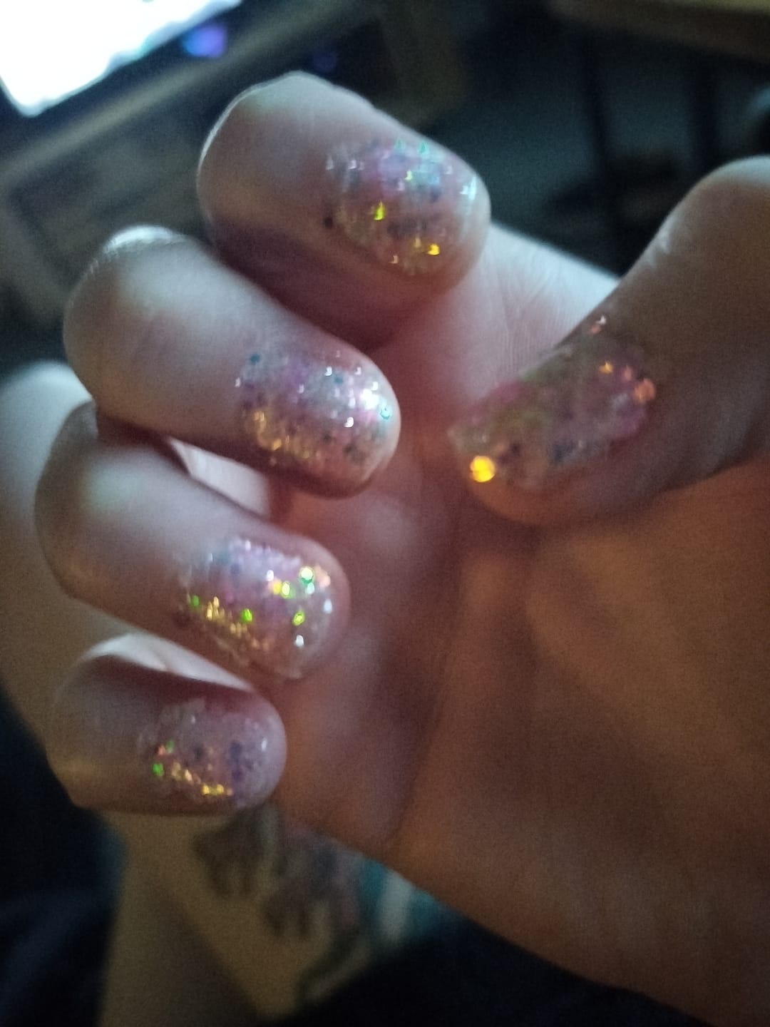Customer photo review of Mermaid Dipping Powder
