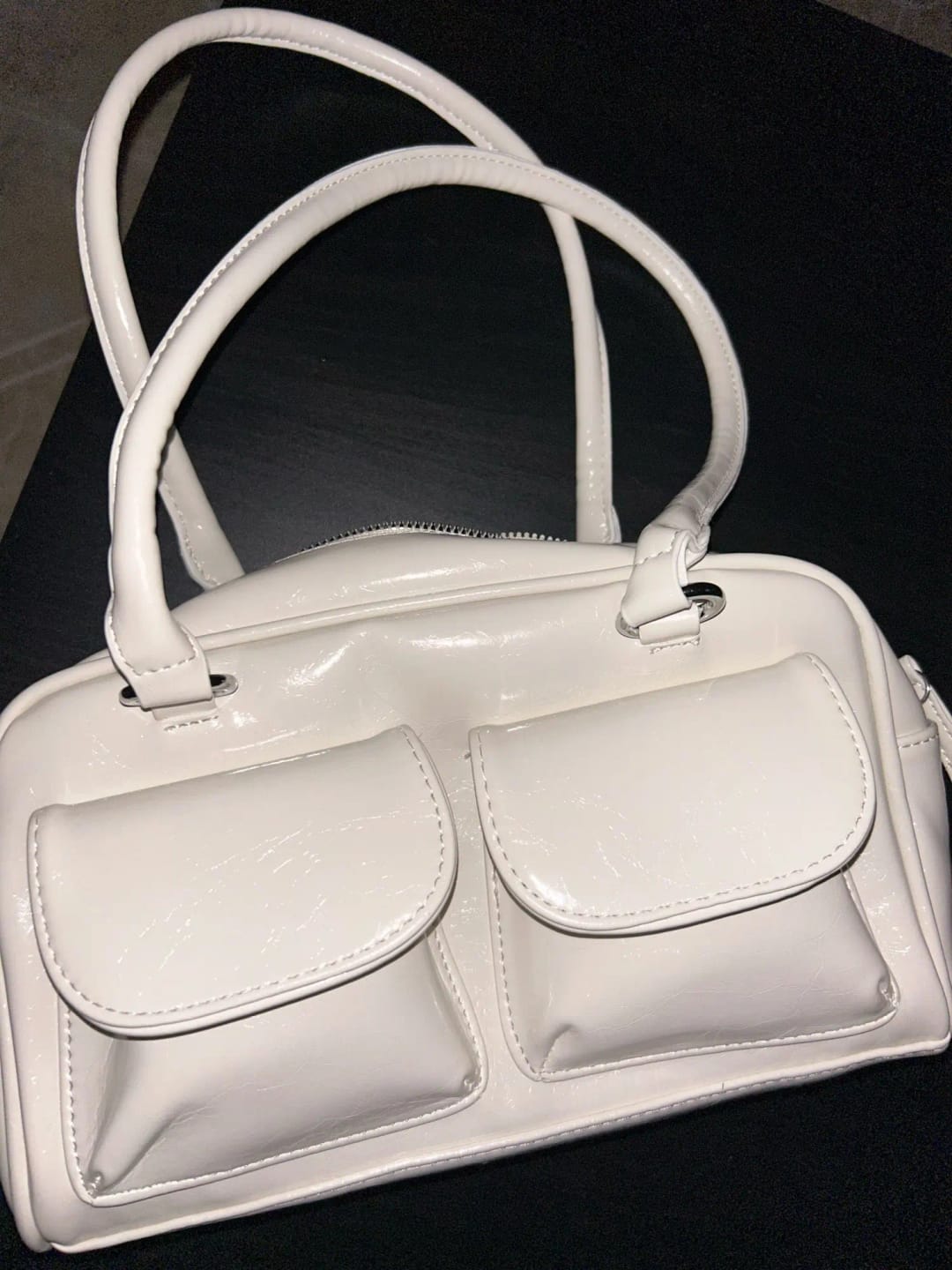 Customer photo review of GARANCE - Sac à Main Elégant en Cuir Multipoches