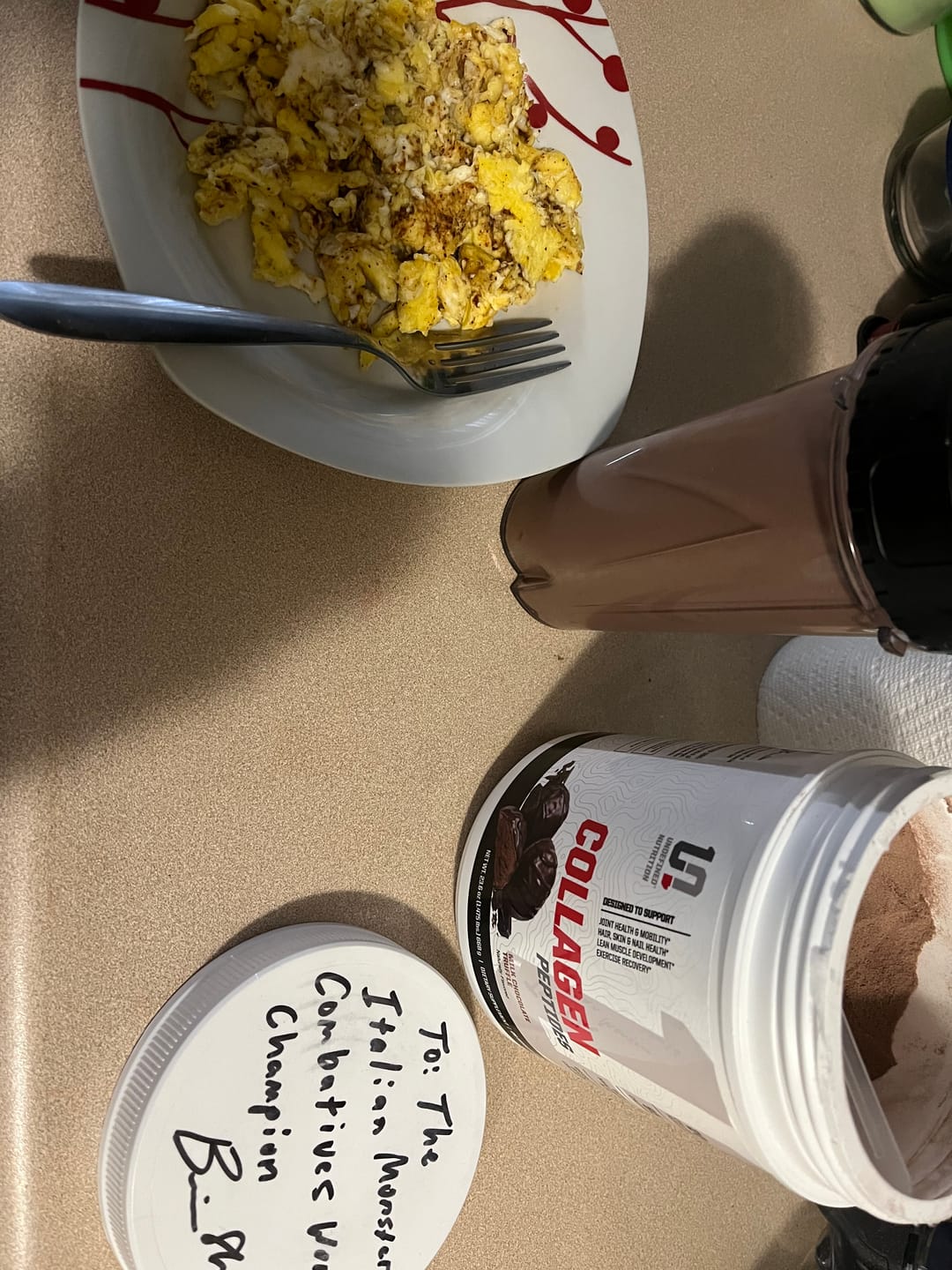 Customer photo review of COLLAGEN PEPTIDES