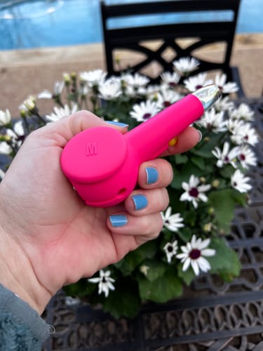 Customer photo review of The Pipe Cover - Hot Pink