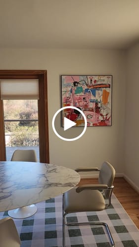 Customer video review of Modern Abstract Painting #ABAS225