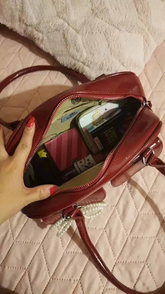 Customer photo review of GARANCE - Sac à Main Elégant en Cuir Multipoches