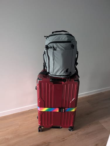 Customer photo review of Blast Quick Access 28L-38L Carry On Travel Backpack