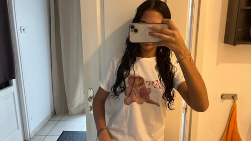 Customer photo review of one true love baby tee
