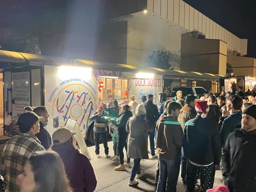 Customer photo review of Food Truck Side Mount Light - 10,000 Lumens