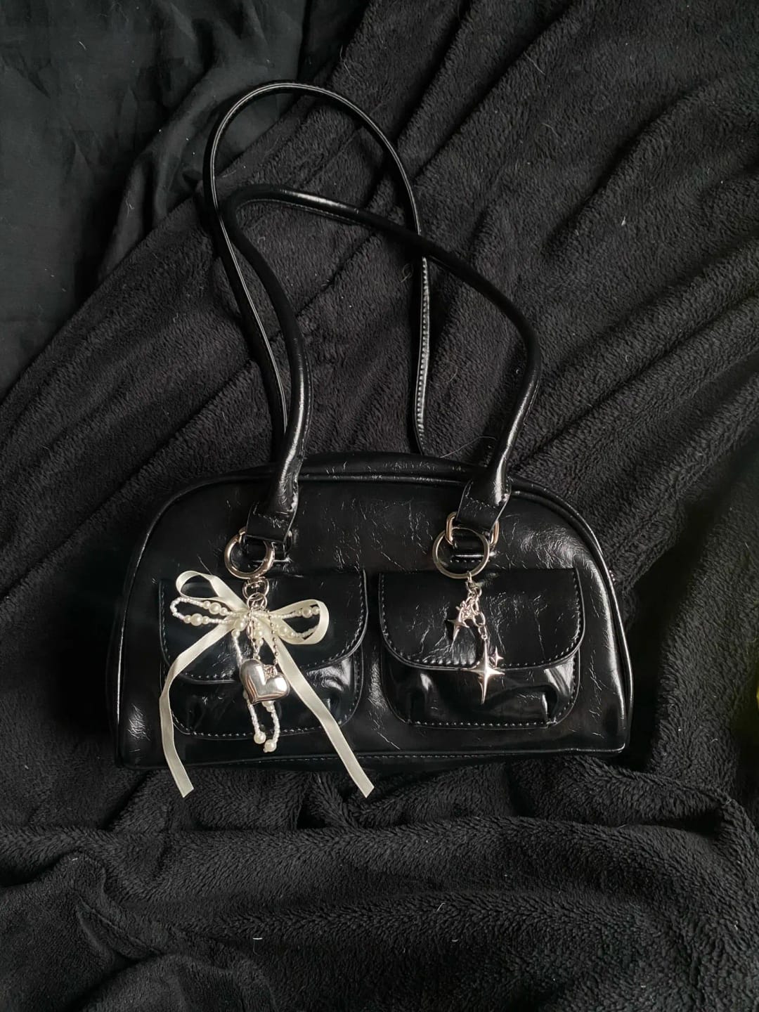 Customer photo review of GARANCE - Sac à Main Elégant en Cuir Multipoches
