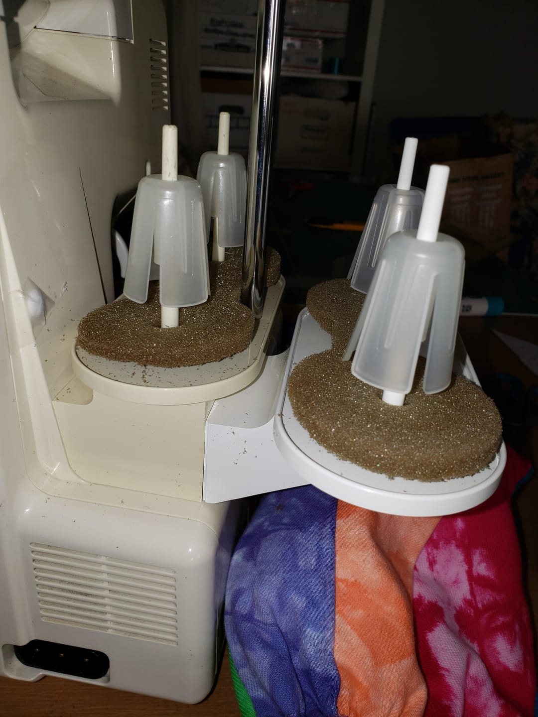 Customer photo review of Spool Holder, Juki #A1119644000A