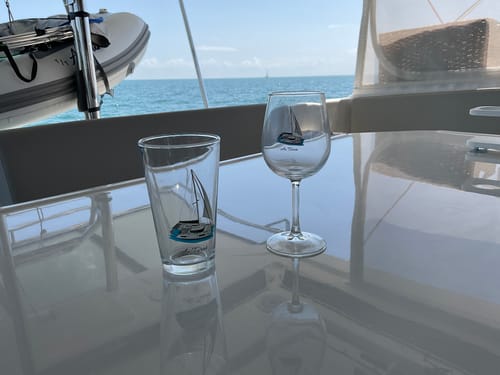 Customer photo review of Custom Wine Glass