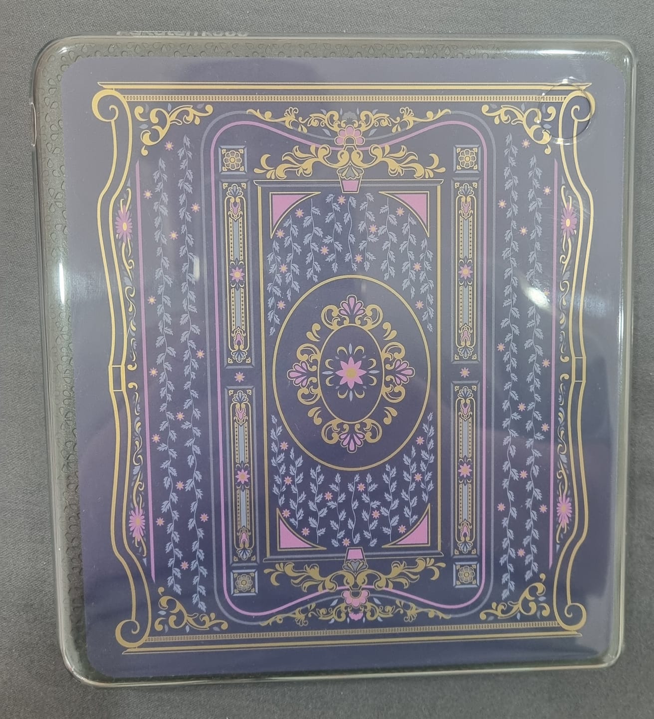 Customer photo review of Literati Kindle Sticker Insert - Royal Blue