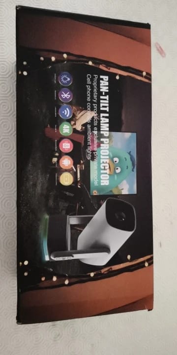 Customer photo review of moviehub wireless projector
