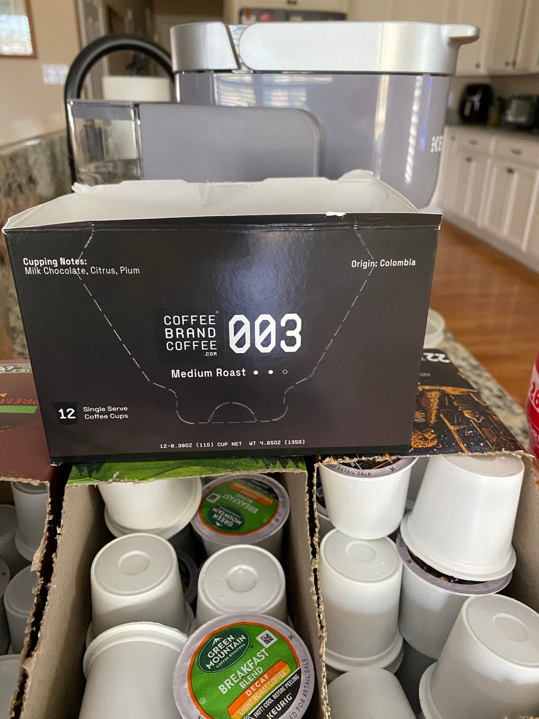 Customer photo review of Premium Medium Roast Kcups