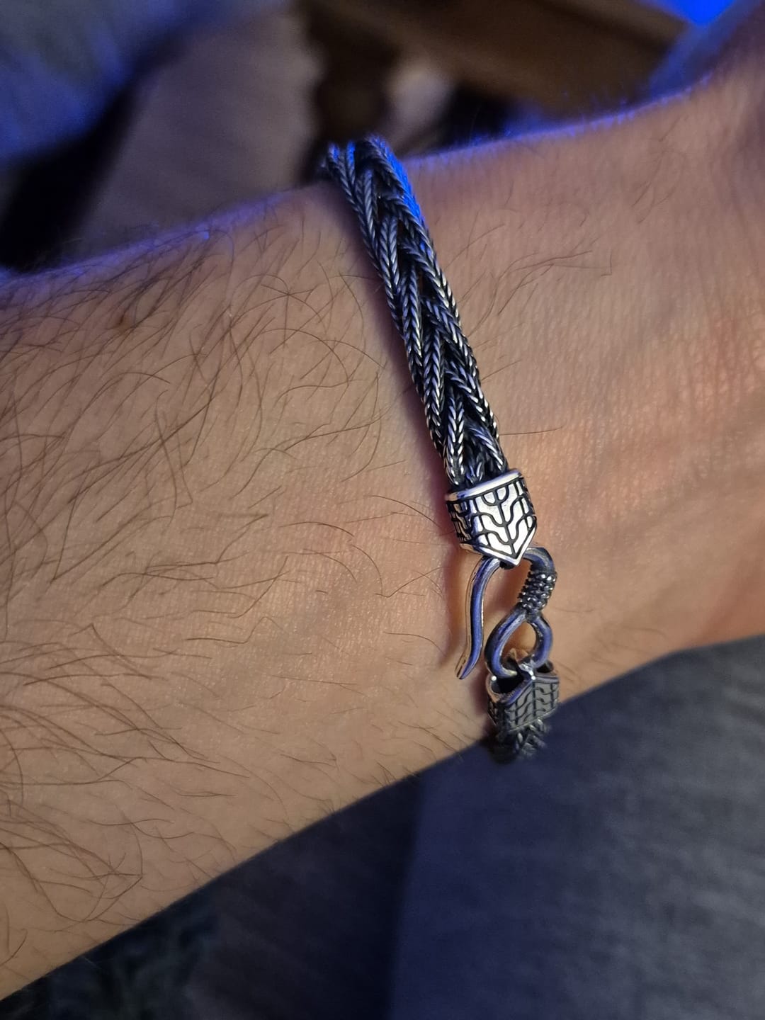 Customer photo review of WOVEN VIKINGS. - 925 STERLING SILVER