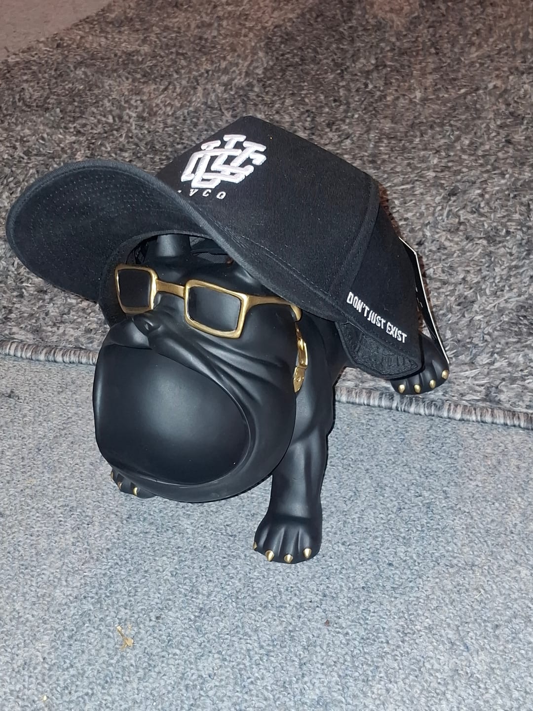 Customer photo review of ULTRA FIT Jet Black A-Frame Snapback