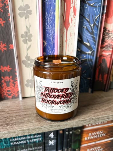 Customer photo review of Tattooed Introverted Bookworm