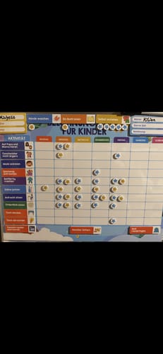 Customer photo review of Magnetische Belohnungstafel