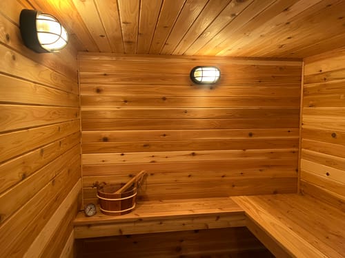 Customer photo review of Oval Sauna Light