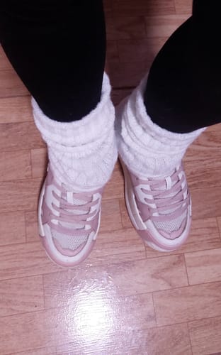 Customer photo review of Zapatilla Rosa Mujer C7324