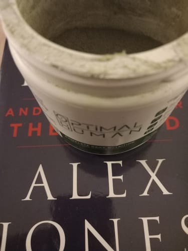 Customer photo review of Optimal Human - Superfood Greens