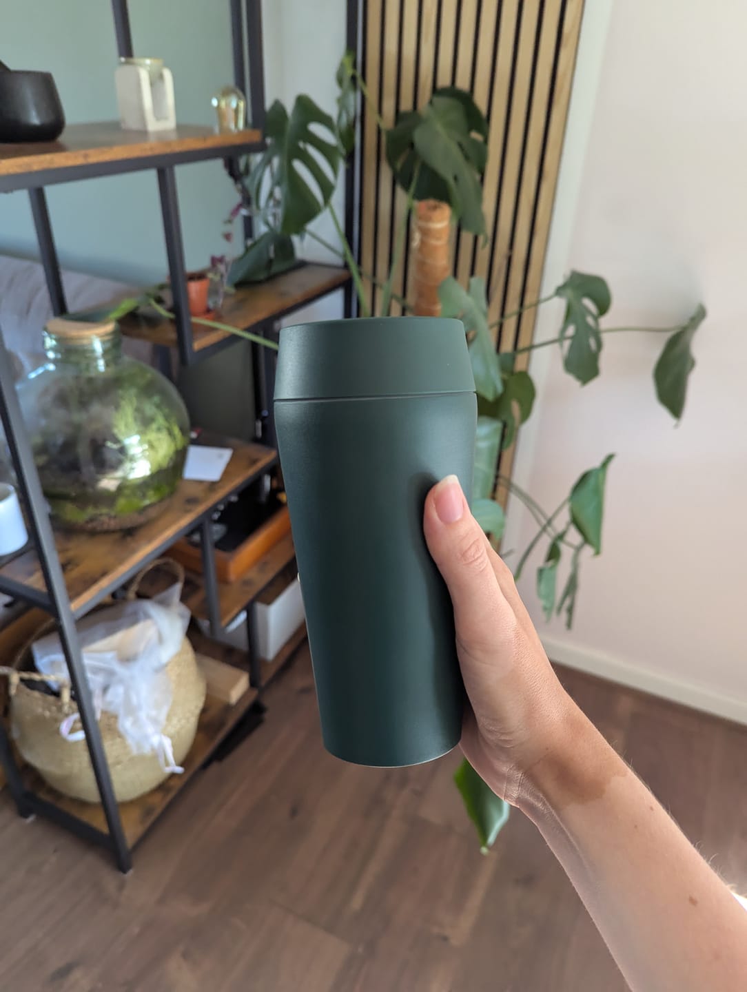 Customer photo review of bru Ceramic Travel Mug