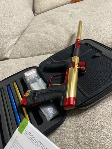 Customer photo review of Planet Eclipse CS3 – Gold / Red CS