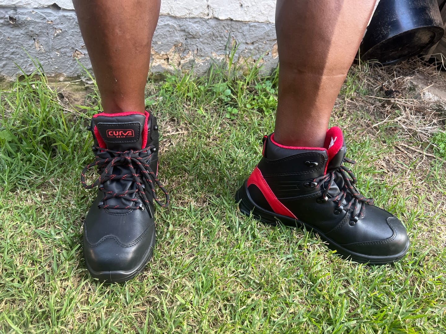 Customer photo review of Brute Safety Work Boots