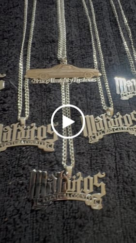 Customer video review of Custom Logo Engraved Photo Pendant Necklace