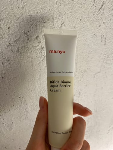 Customer photo review of Mitrinošs krēms ar laktobaktērijām Manyo Bifida Biome Aqua Barrier Cream