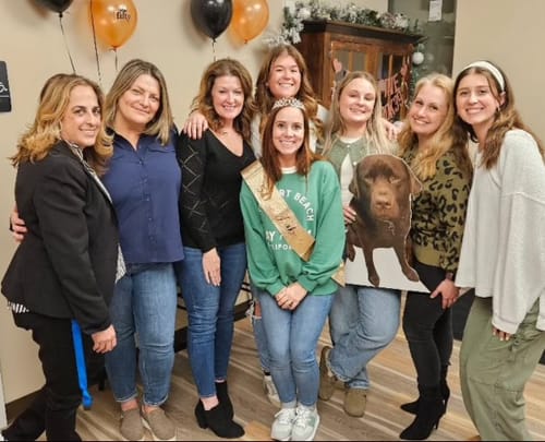 Customer photo review of Personalized Cardboard Cutouts | Custom Life Size Cutout