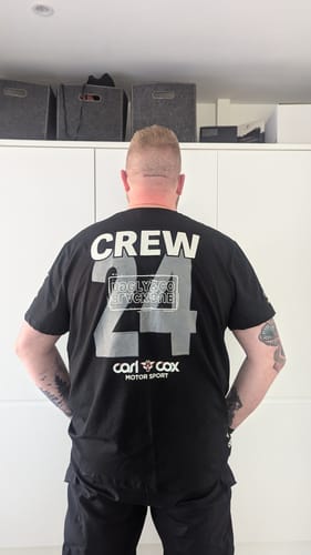 Customer photo review of Crew Tee 2024