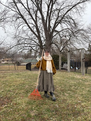 Customer photo review of Tessa Slip Dress in Linen, USA