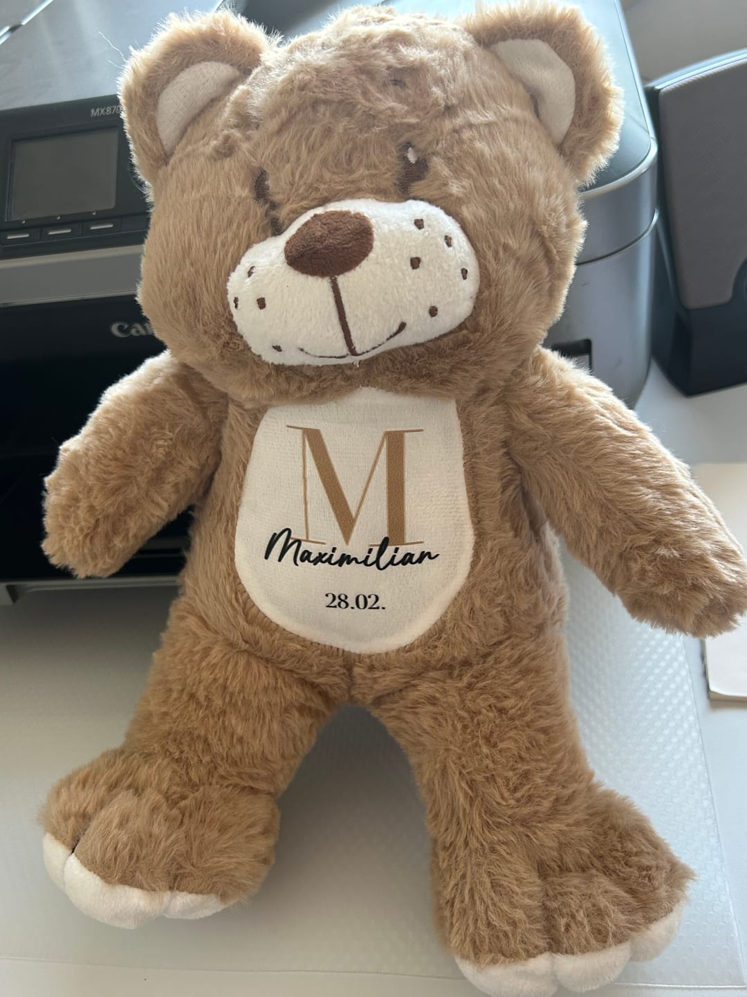 Customer photo review of Initiale - Kinder-Kuschelbär