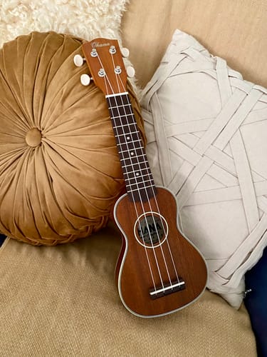 Customer photo review of Ohana O'Nino Sopranissimo Ukulele – Solid Mahogany with Bag