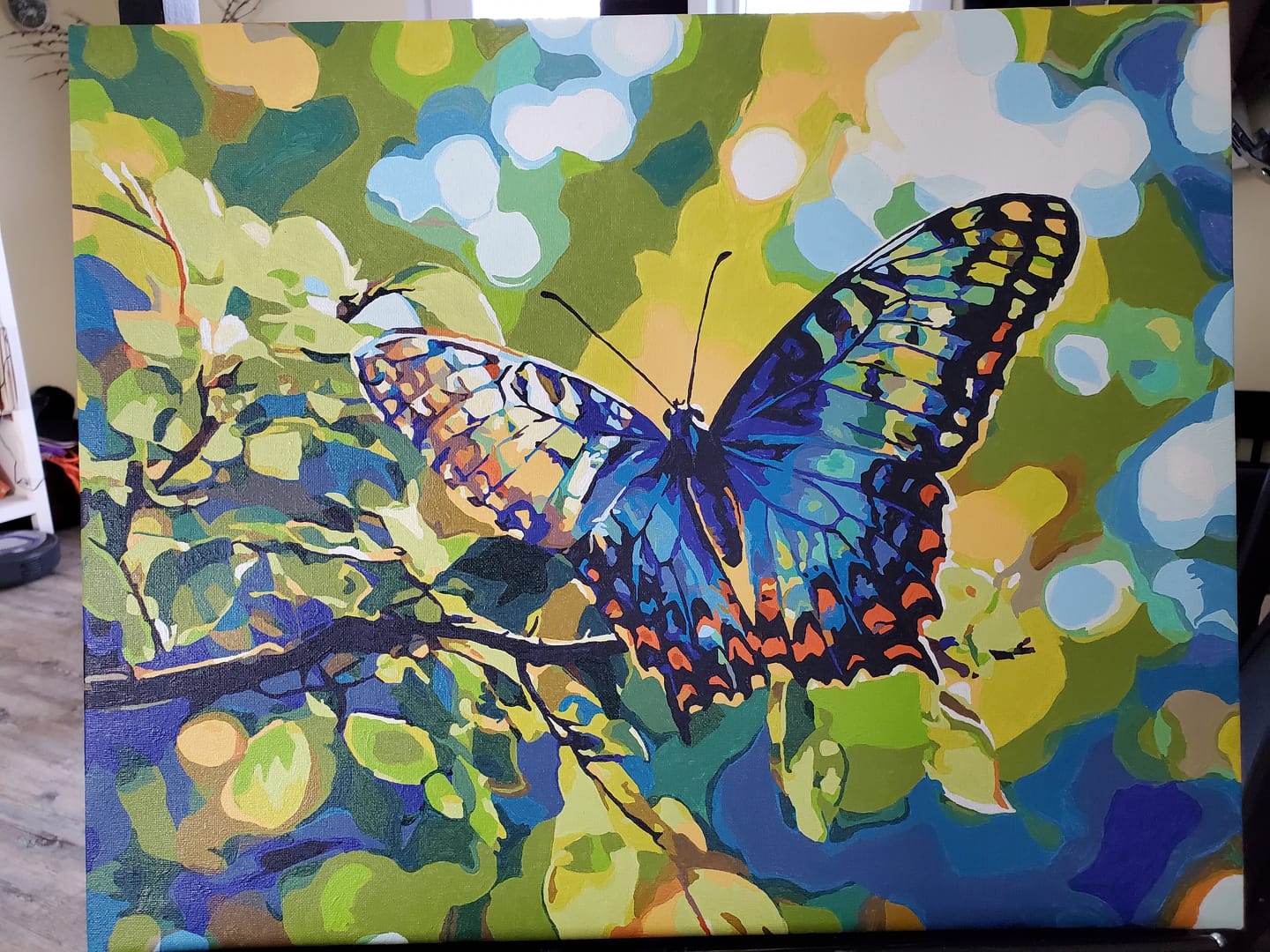 Customer photo review of Sunlit Flutter