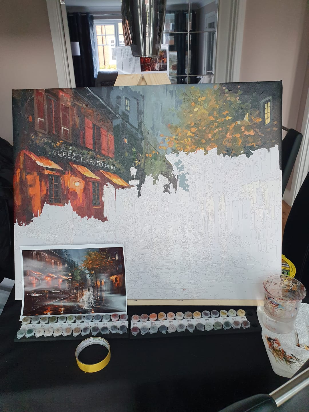 Customer photo review of Parisian Rainy Cafe