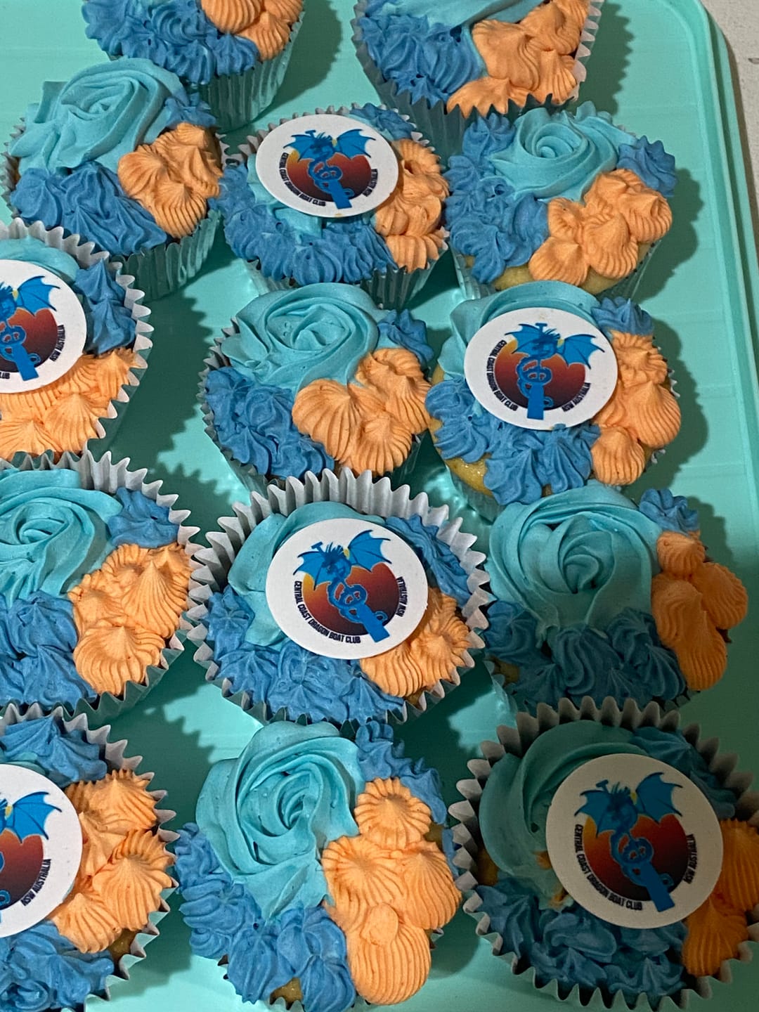 Customer photo review of 30 x 3.8 cm Small Cupcake Custom Edible Icing Images