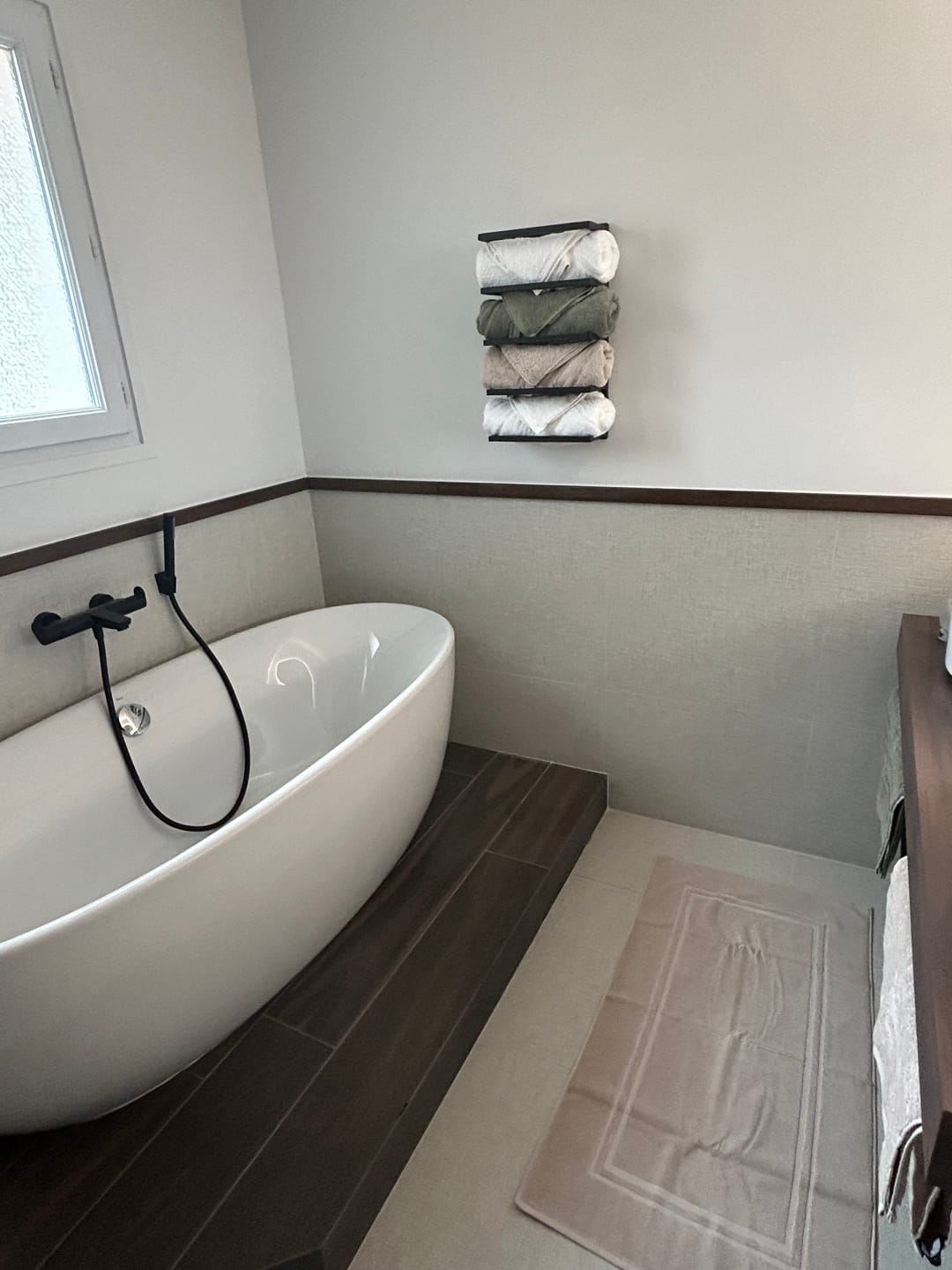 Customer photo review of Multiple Towel Rack