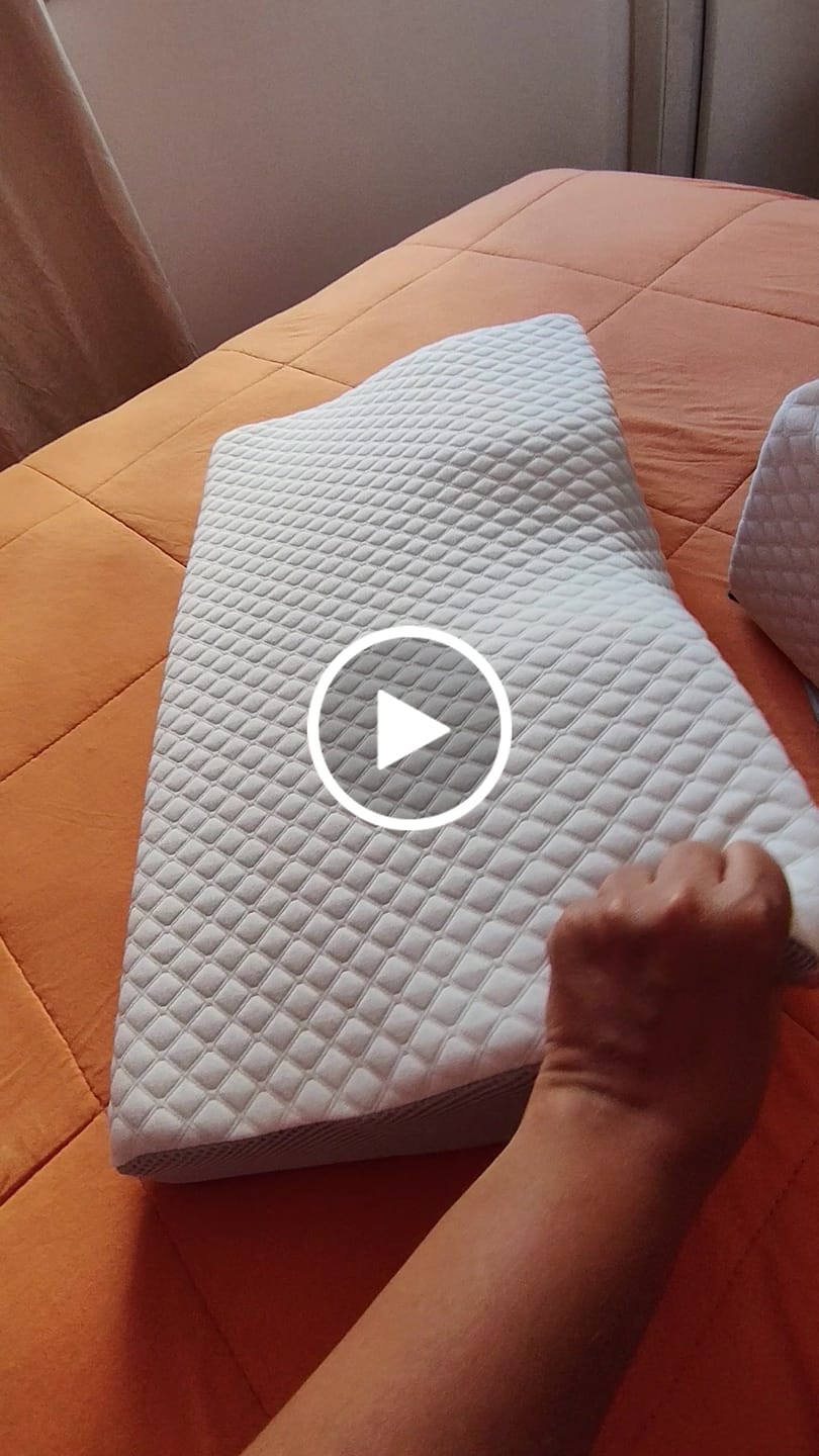 Customer video review of Kit com 2x Travesseiros Cervical Coluna Relax® :)