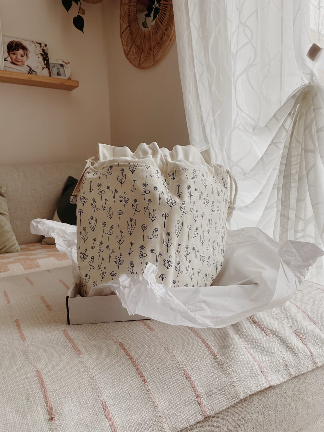 Customer photo review of Flower Doodles Large Project Bag
