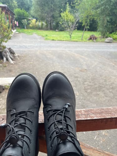 Customer photo review of Botín Explorer 2 Negro Rústico Mujer