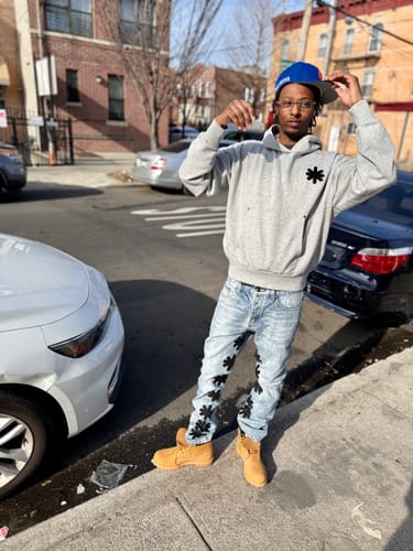 Customer photo review of Lost Shdws Denim Pant Blue/Black