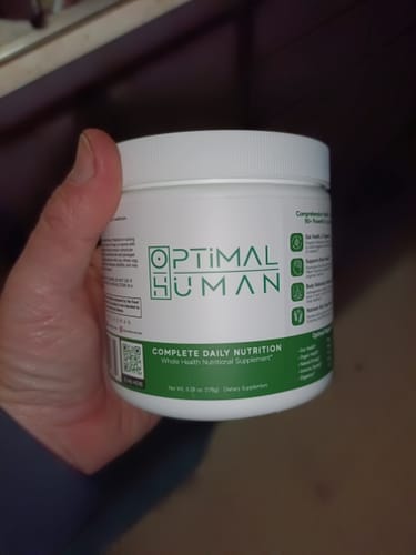 Customer photo review of Optimal Human - Superfood Greens