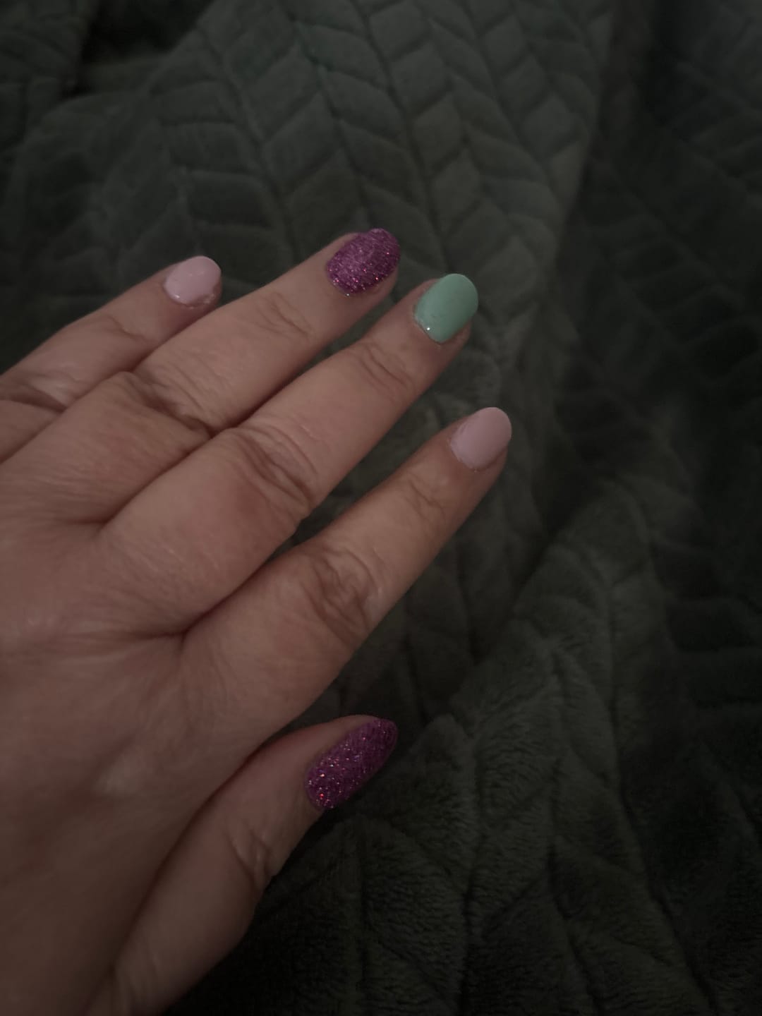 Customer photo review of Bamboo Bliss Dipping Powder